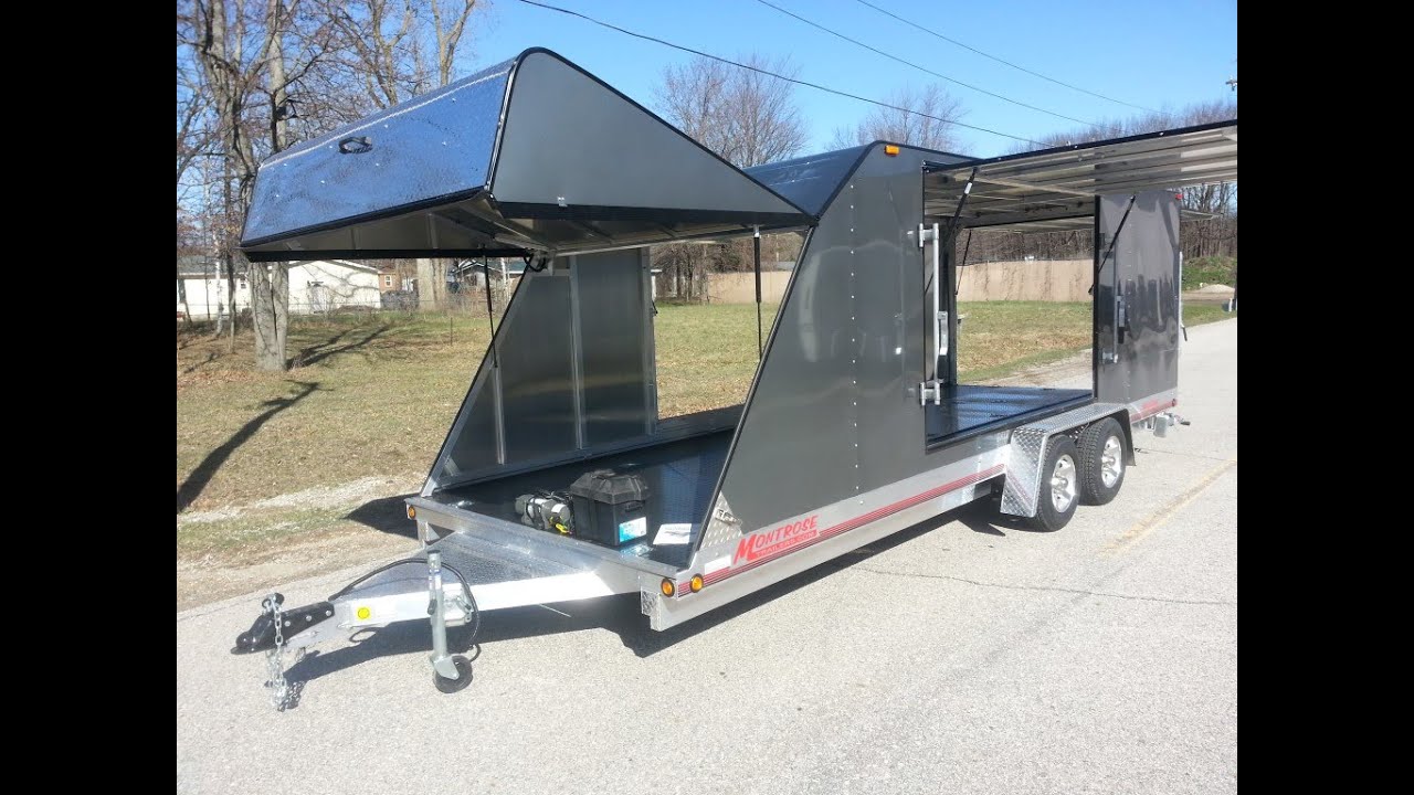 Custom Trailers - Enclosed Custom Trailers for Cars, Motorcycles, ATV and more - Montrose Trailers