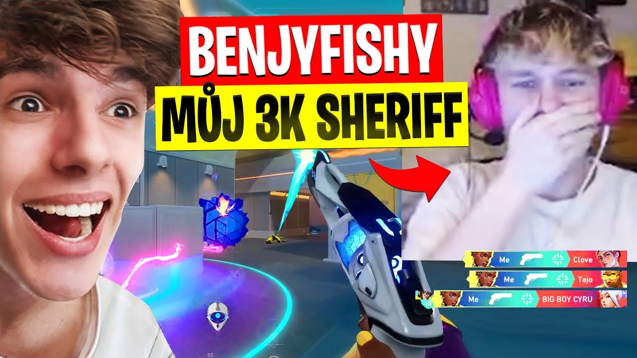 BENJYFISHY был удивлён моим 3-километровым пробегом с Шерифом! 😂