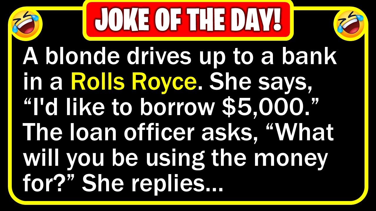 🤣 BEST JOKE OF THE DAY! - A blonde walks into a bank in New York City and... | Funny Daily Jokes