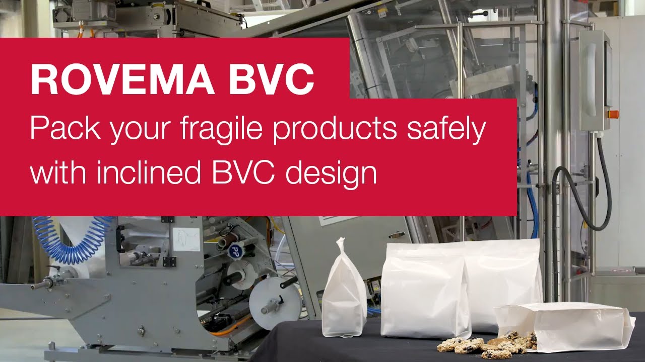 Form Fill and Seal Machine BVC 260 for packing cookies and other fragile products | ROVEMA