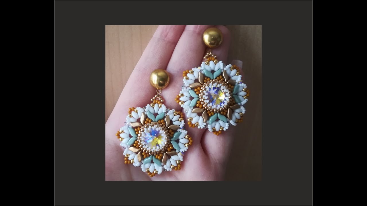 Orecchini Amber con Stormduo (DIY Tutorial Amber earrings)