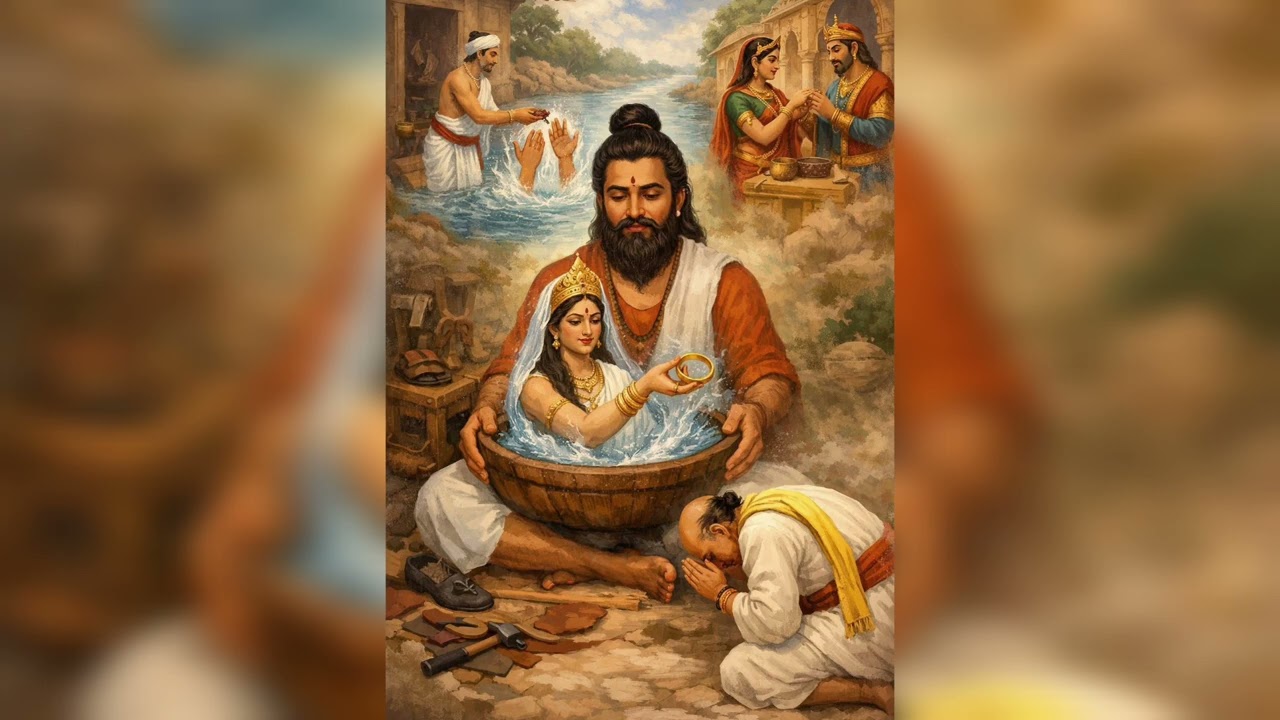 ಚಪ್ಪಲಿಯನ್ನ ಹೊಲೇಯುವ ಭಕ್ತನ ಕಥೆ........