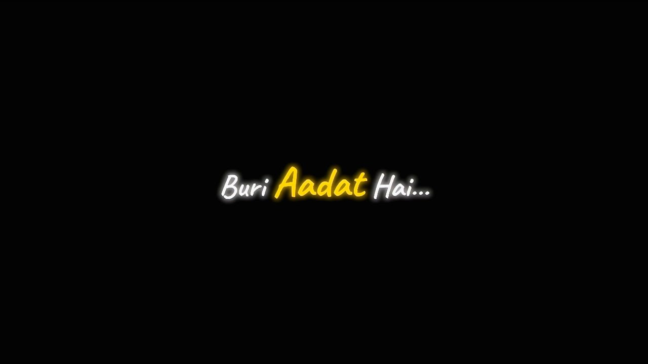Hindi song lyrics status | Instagram trending reels Status | Black Screen Status | WhatsApp status
