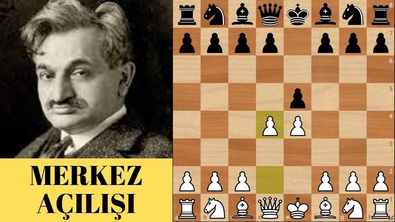 Ders - 27 | MERKEZ AÇILIŞI | Blackburne - Lasker 1892