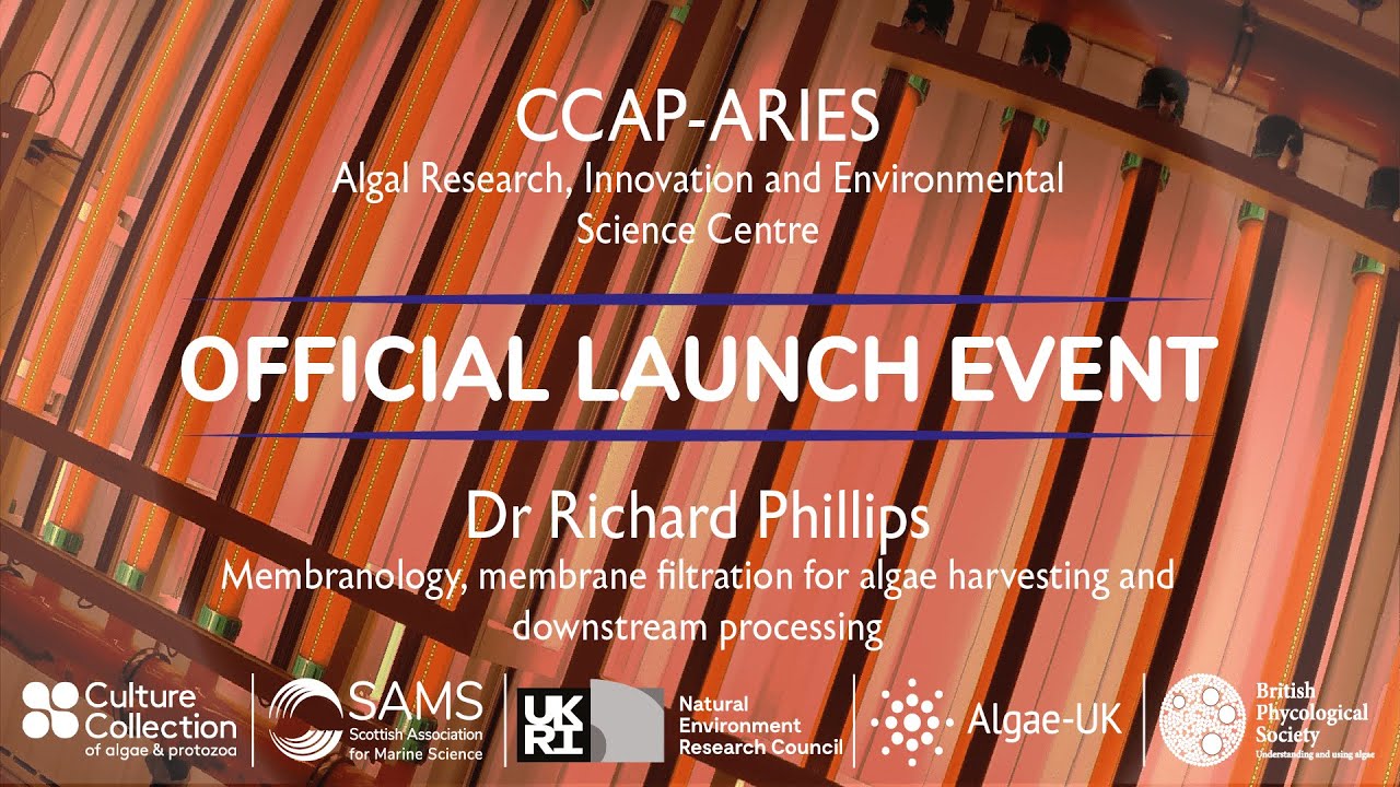 Membranology, membrane filtration for algae harvesting and downstream processing - Richard Phillips