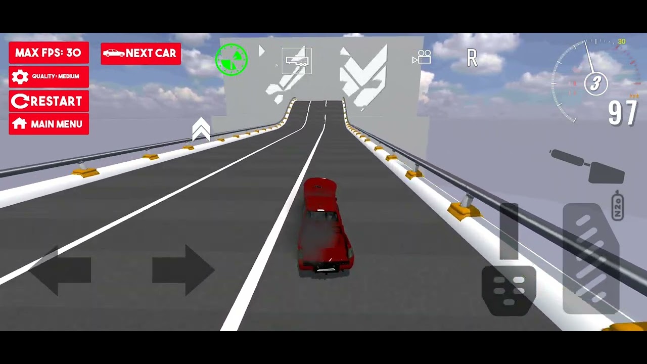 playing City Car Crash Extreme hammers map