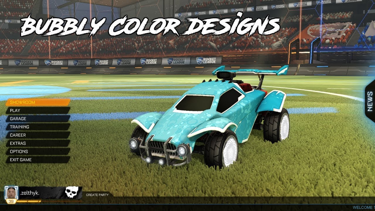 Best Bubbly Color Designs [ROCKET LEAGUE]