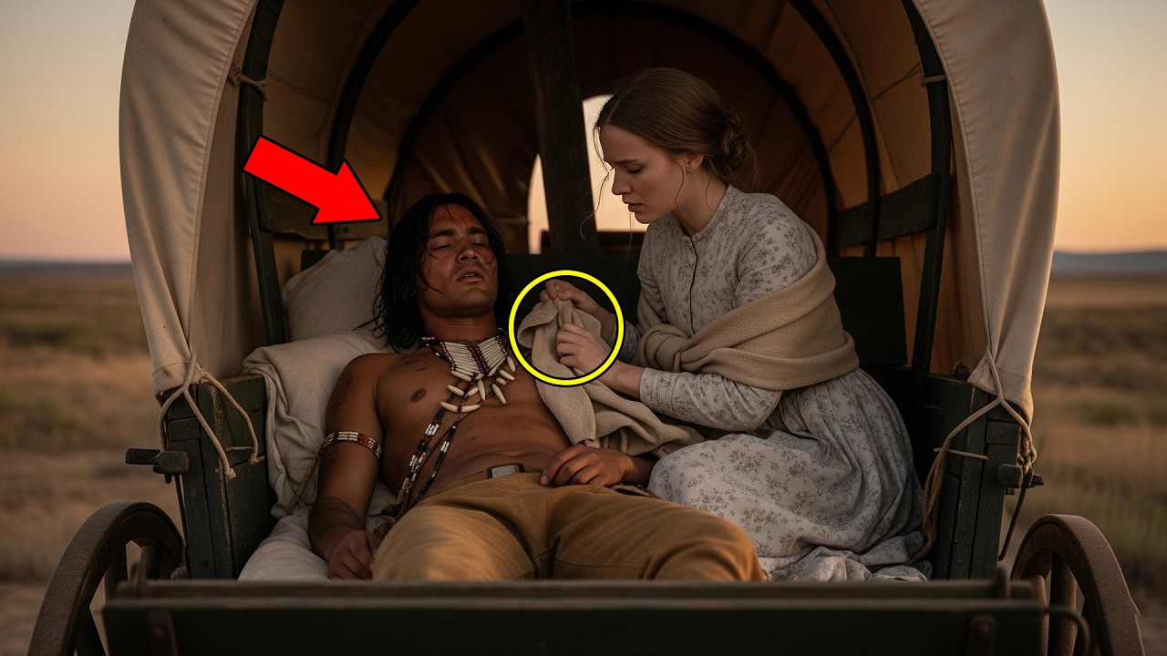 She Hid a Wounded Apache in Her Wagon—Not Knowing He Was the Chief’s Only Heir.