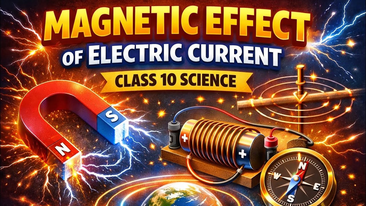 Magnetic effect of electric current part 1/ warrior's mam🥷🥷