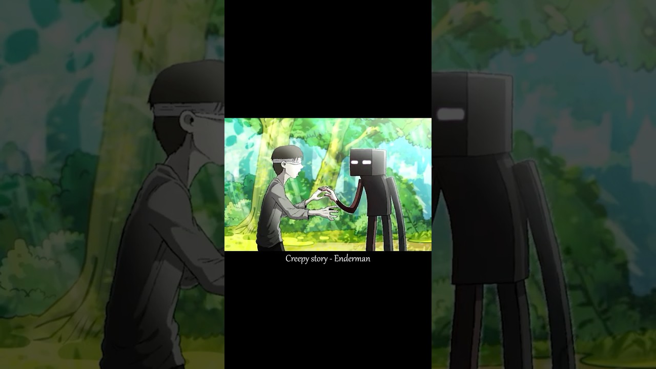 Don't Touch us! - Minecraft Enderman #creepy  #enderman #minecraft