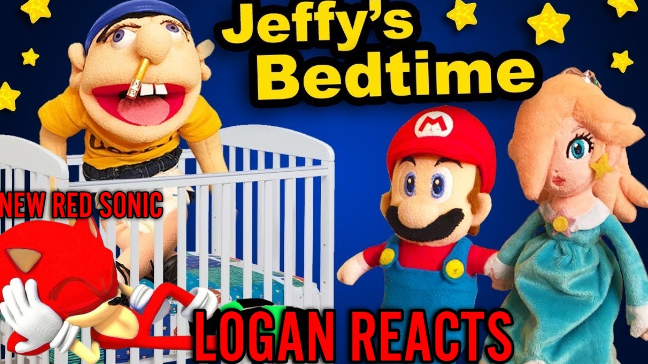 Go to bed Jeffy! Logan reacts to  Jeffy's Bedtime
