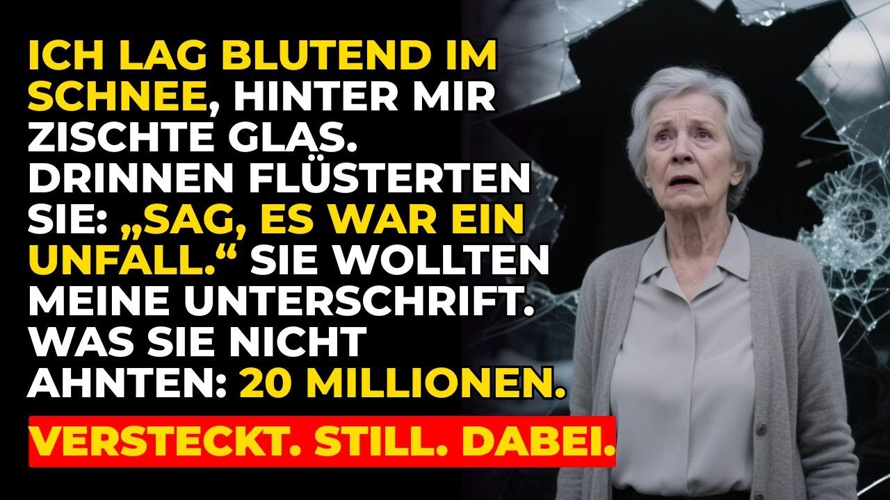 Mein Sohn und seine Frau stießen mich gegen eine Glastür… ich versteckte 20 Millionen Euro
