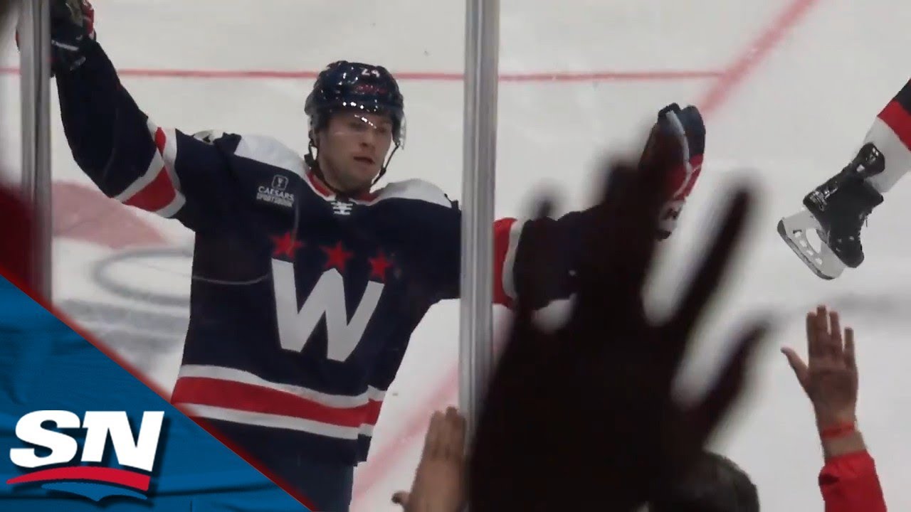 Capitals' Connor McMichael Dazzles Through Devils' Defence To Net Second Of Night