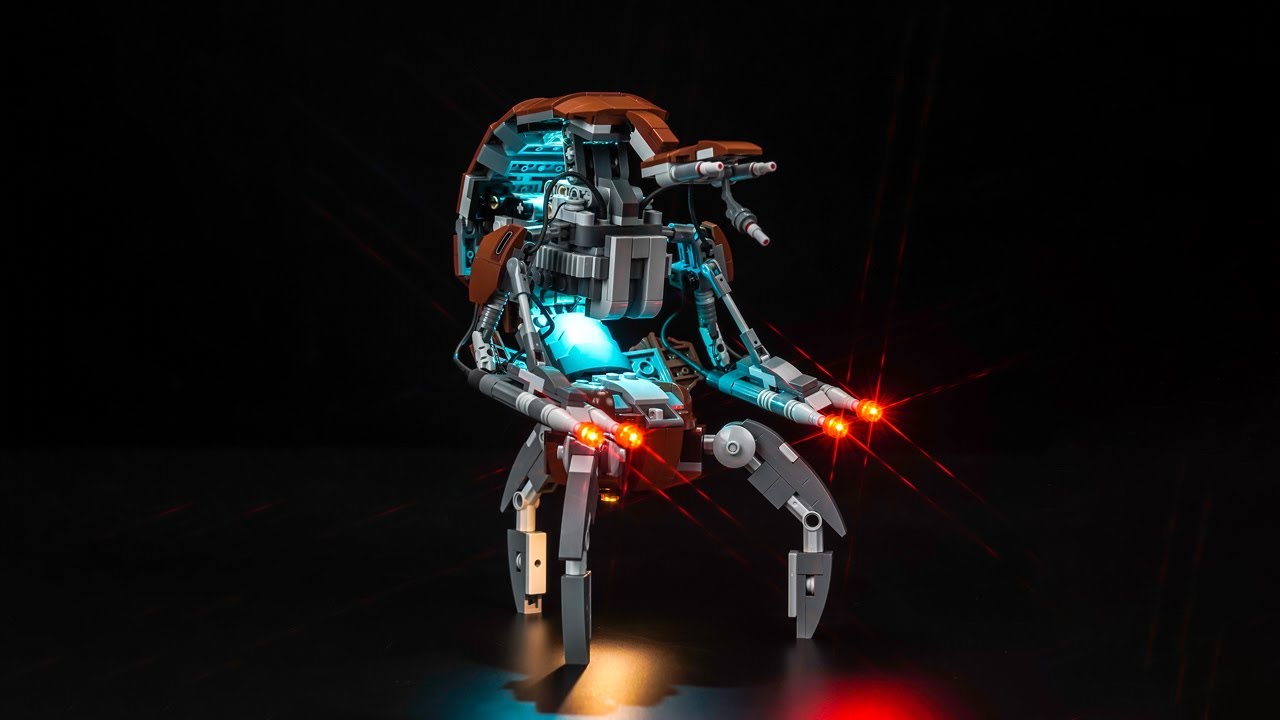 BrickBling Light Kit for LEGO Star Wars Droideka 75381