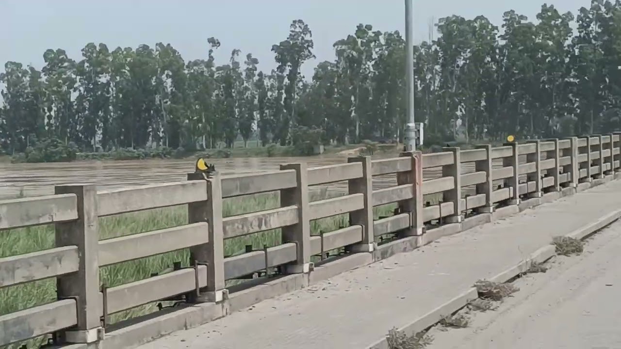 Flood in Beas River at Goindwal Sahib
