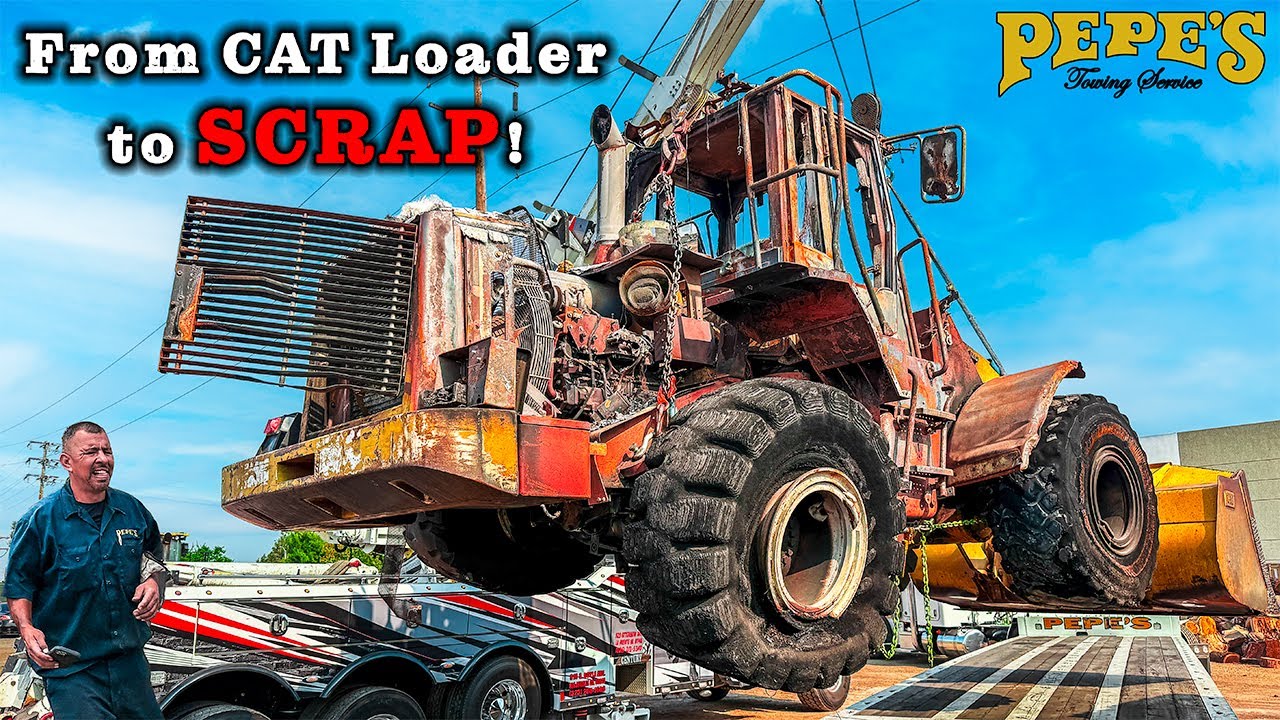 Fire DESTROYS Huge Construction Equipment & CAT Loaders