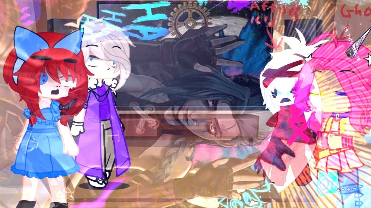 TDAC react to gangle & zooble as the marionette&vanessa/, fnaf movie 2 x tdac