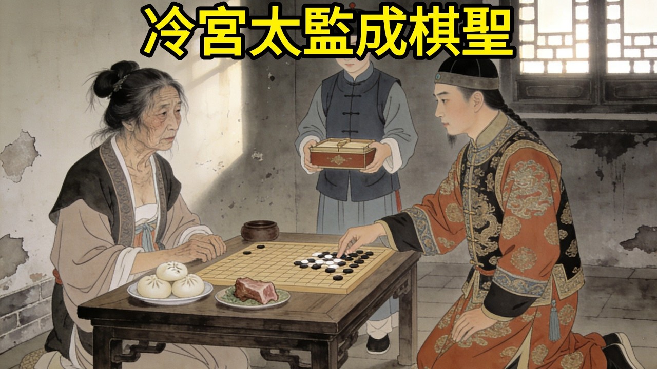 小太監給冷宮廢妃送饅頭，總是偷偷放一些肉，廢妃便教她一些下棋感悟。十年後小太監成棋聖，請陛下放廢妃走出冷宮#民間故事 #故事頻道 #感人故事 #感人故事 #情感