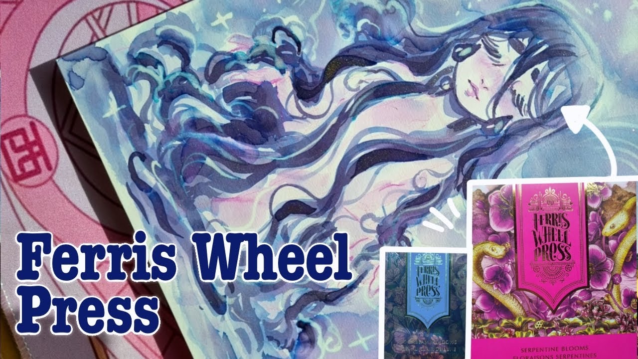 Ferris Wheel Press 🌟 Serpentine Blooms 🌟Moonbeam Meadows