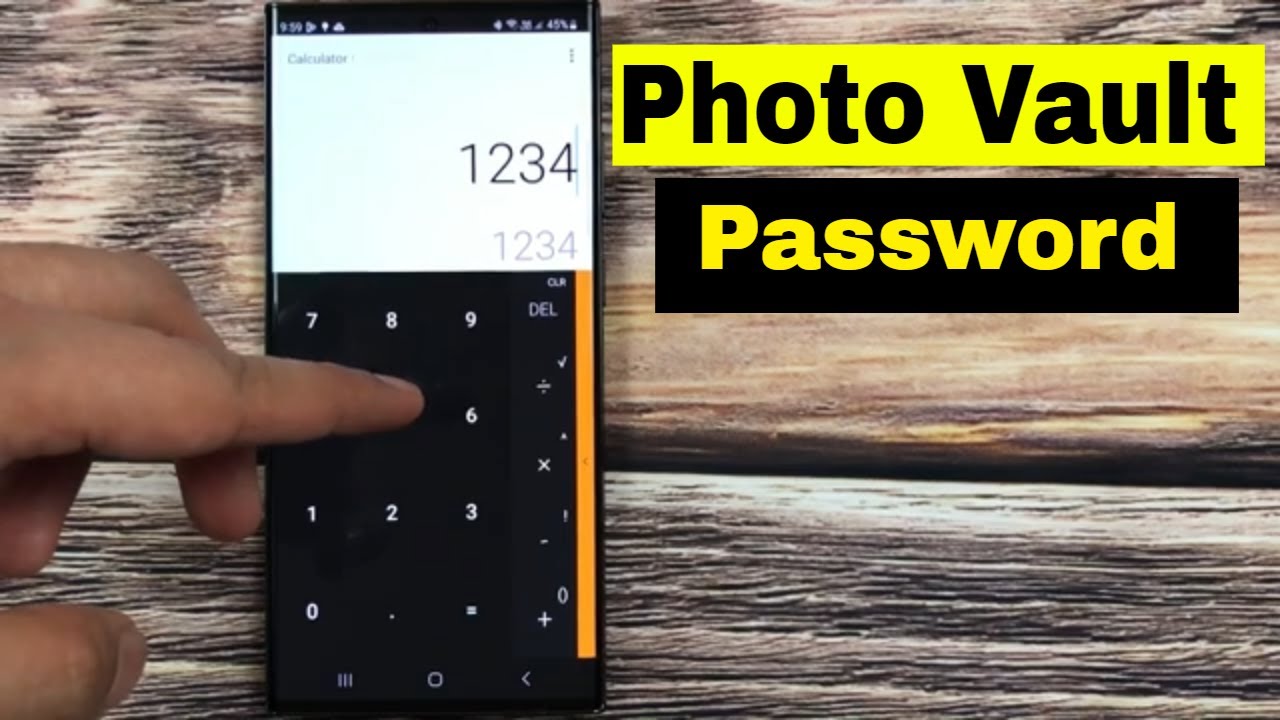 Recover Password from Calculator Photo Vault - Calculator hide app