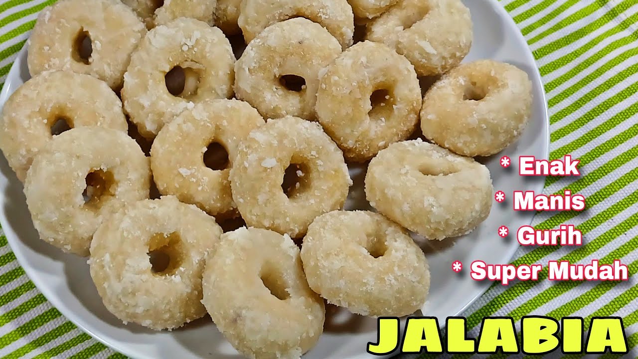 RESEP JALABIA/JALABIYA/ JALABRIA/GEMBLONG/GETAS/KETAN PUTIH‼️ KUE JADUL - KUE TRADISIONAL