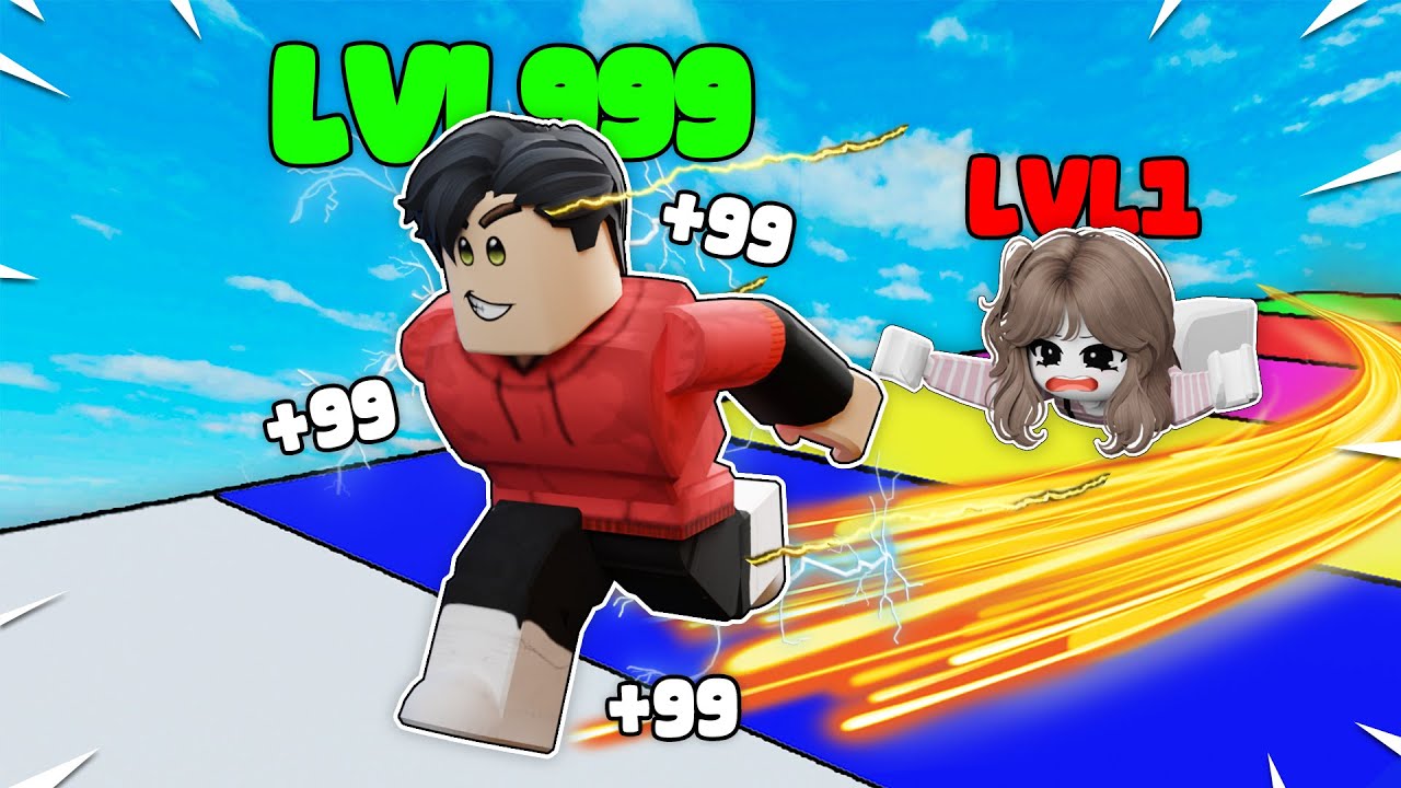 Running 9,567,980 MPH To Become The FASTEST PLAYER in Roblox!