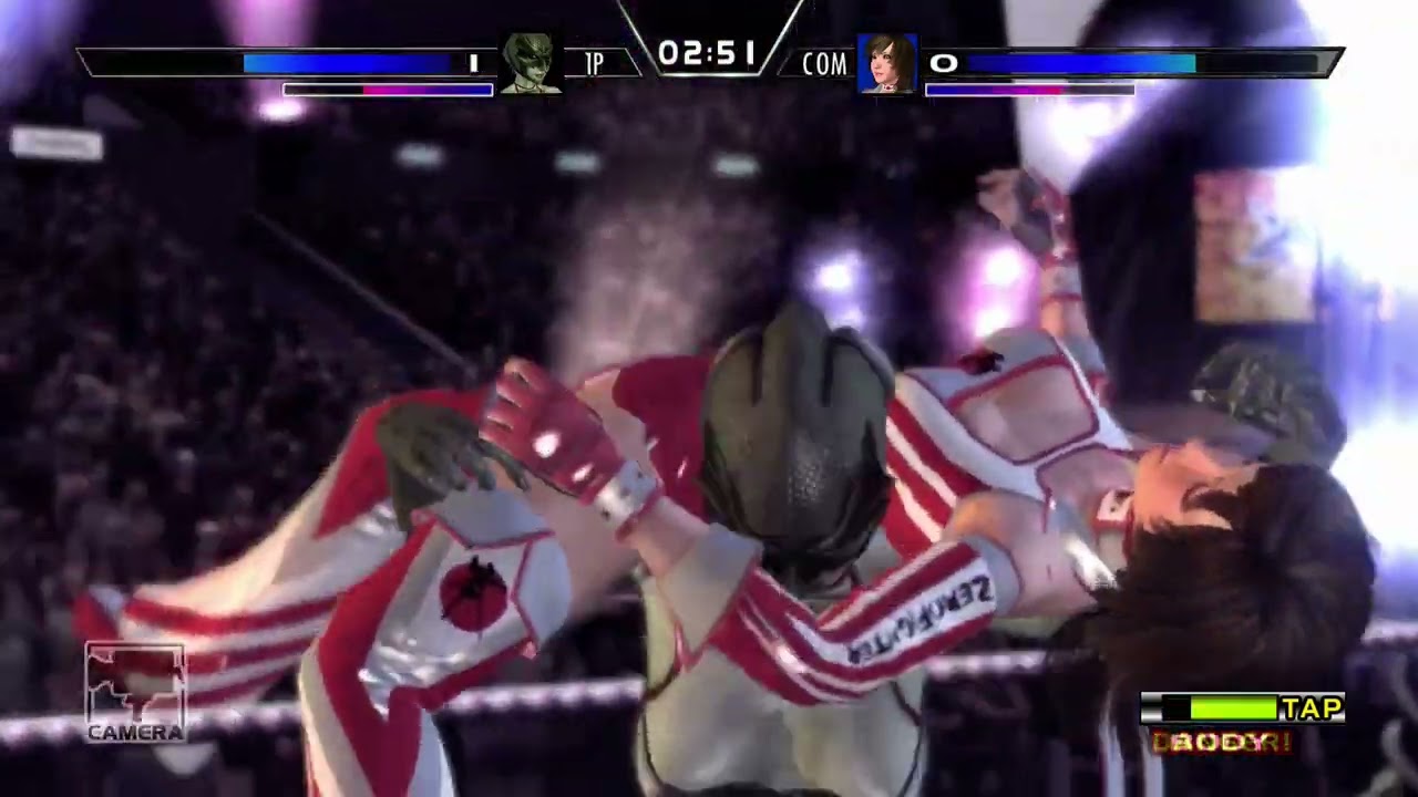 Rumble Roses XX: championship Evil Rose vs Reiko Hinomoto