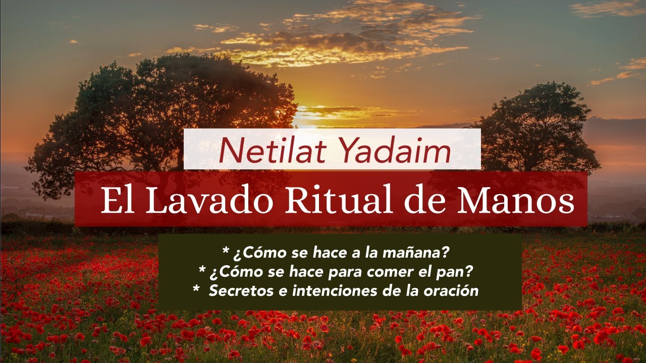 Netilat Yadaim - Lavado de Manos Ritual  #kabbalah #judaismo #cabala