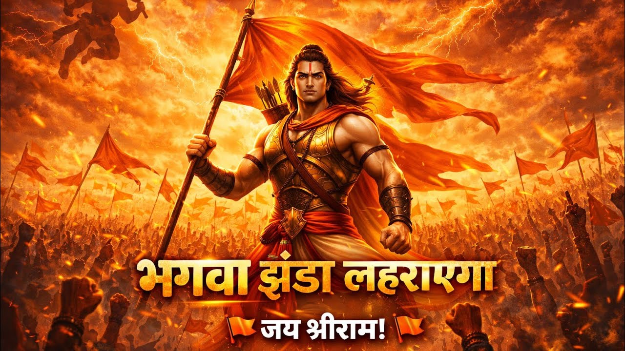 🚩 भगवा झंडा लहराएगा 🔥 2026 का सबसे जोशीला राम भजन | Jai Shri Ram Song | Power Anthem