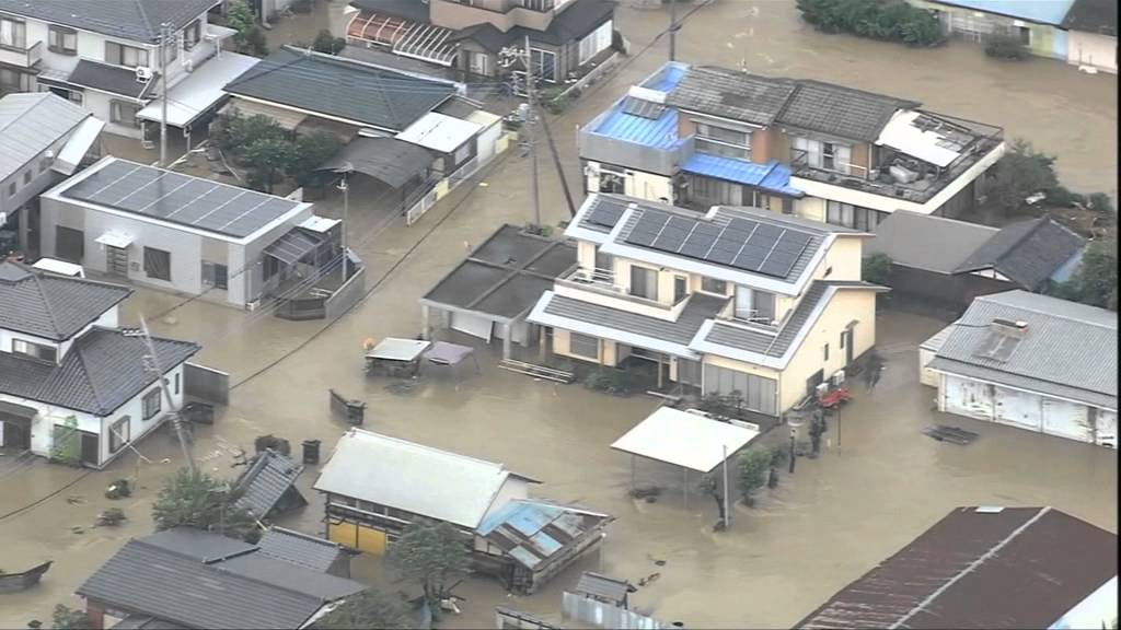 Amazing rescue as floods cause devastation in Japan