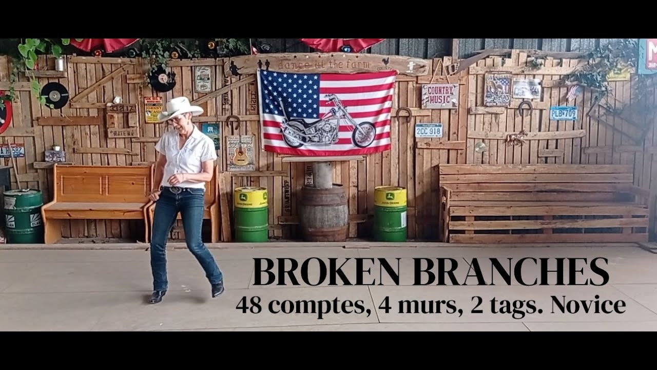 BROKEN BRANCHES line dance country, Véronique DAILLY