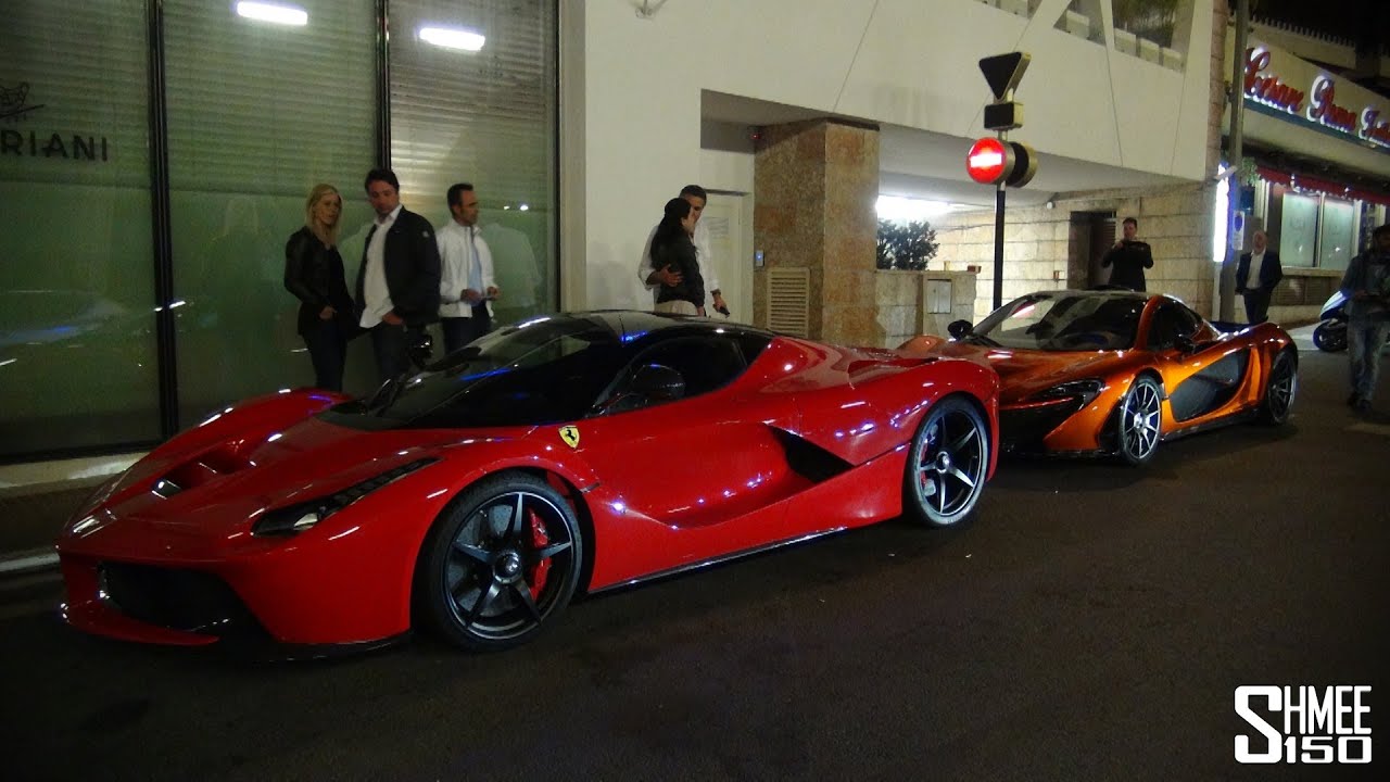 LaFerrari and McLaren P1 - Comparison Parked Together