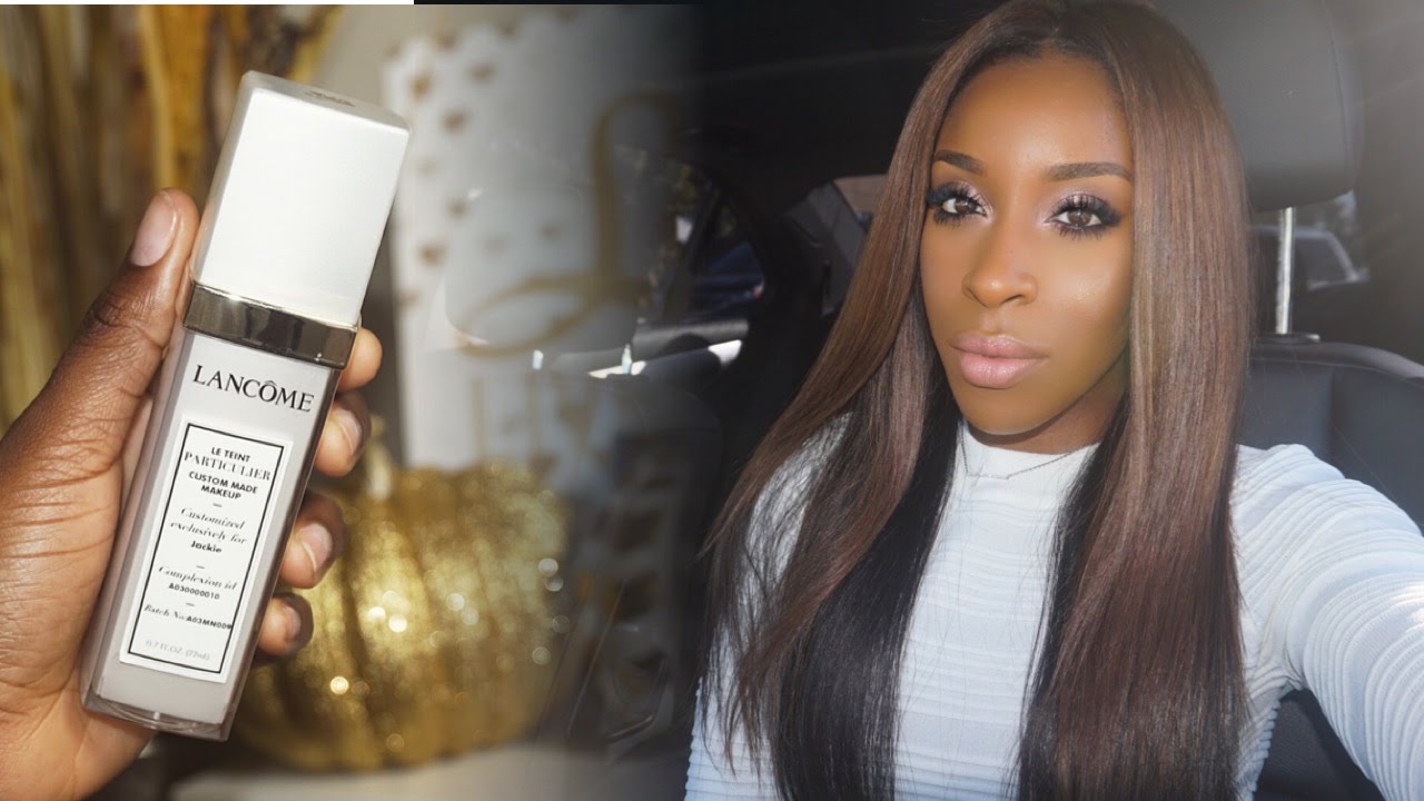 The NEW Best Matching Foundation Ever! Lancome Teint Particulier | Jackie Aina