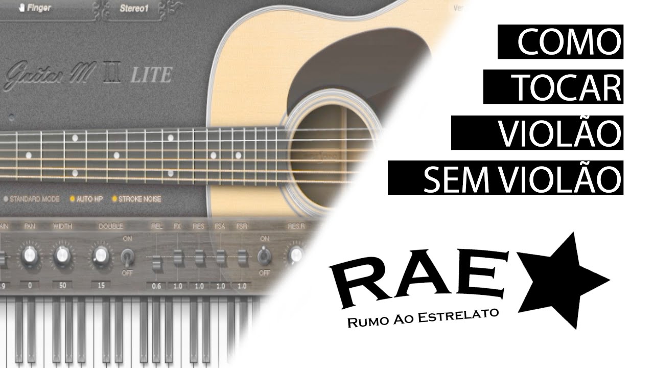 Como gravar violão sem saber tocar violão!!! - Ample Guitar M II Lite