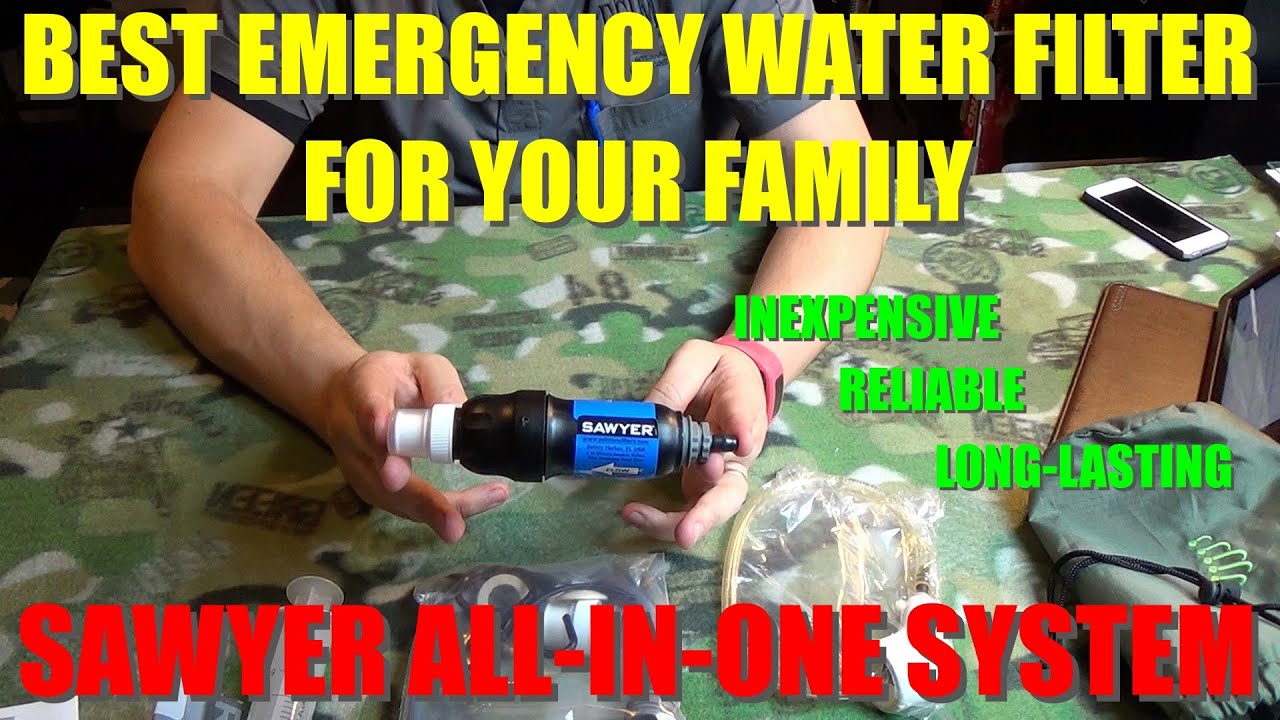 The BEST Emergency Water Filtration System for Your Home - Sawyer All-in-One