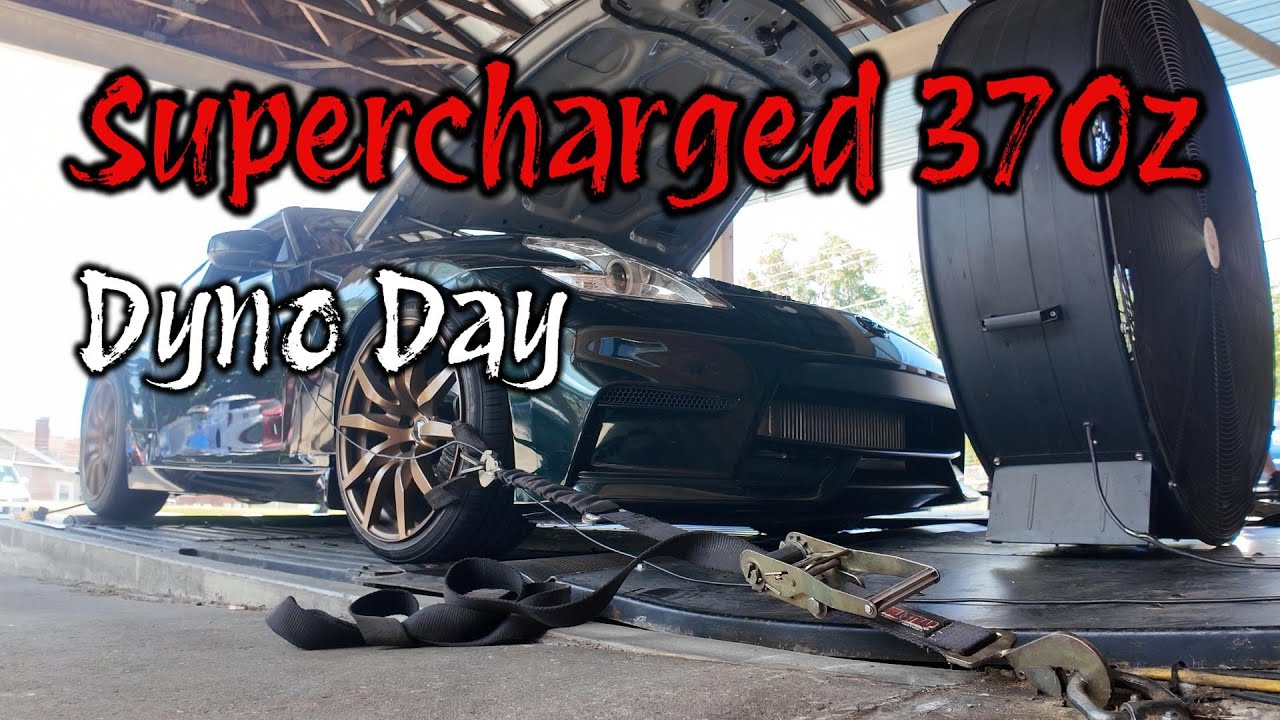 Supercharged 370Z Hits the Dyno! | Rotrex C38R Z Power Run