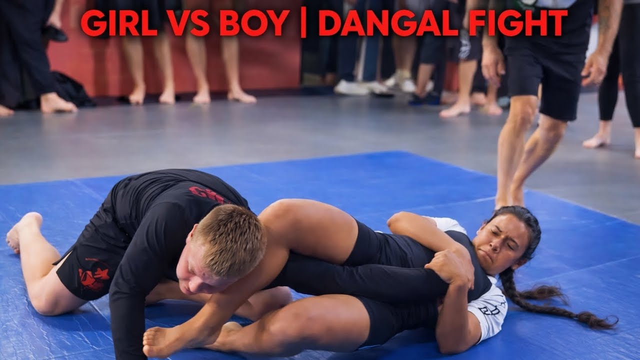 Girl vs Boy Dangal Fight 😱 | Real Wrestling Shocked Everyone #nogi #sports #jiujitsu 