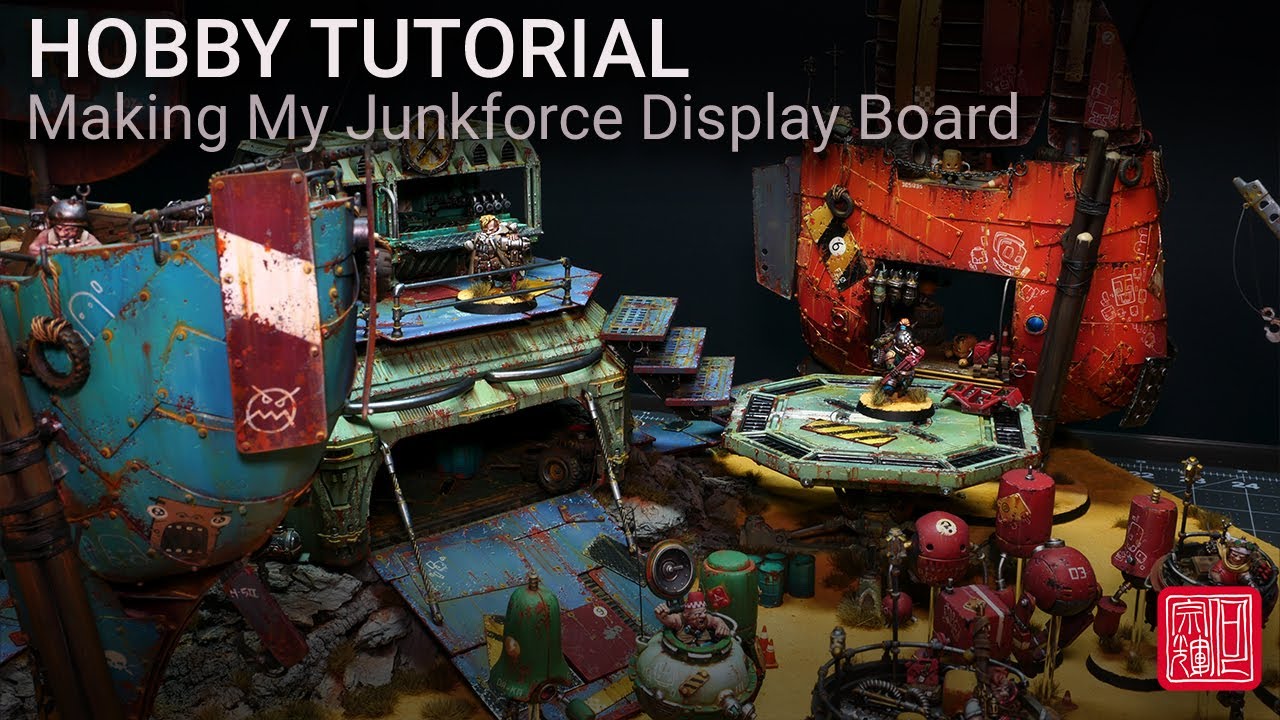 Как я сделал свою демонстрационную доску Junkforce | Пошаговое руководство для хобби