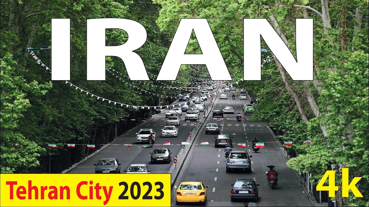 Tehran City , Iran 4K By Drone 2023