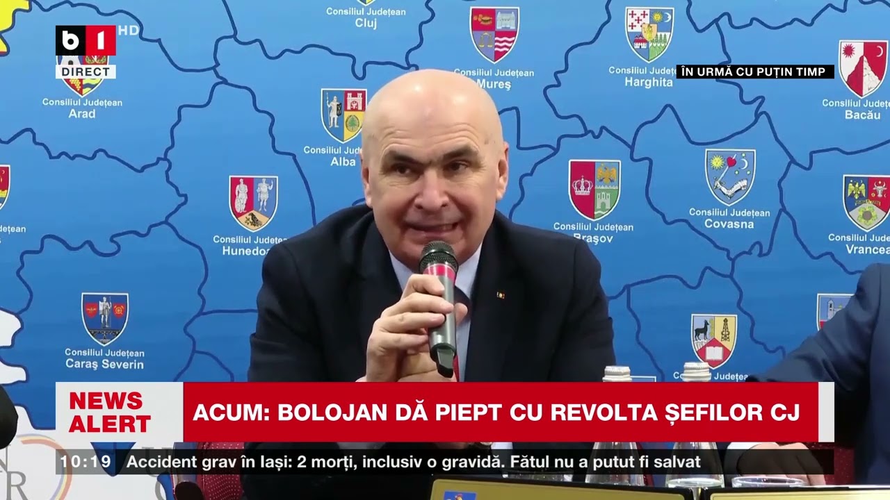 ACUM: BOLOJAN DĂ PIEPT CU REVOLTA ȘEFILOR CJ_Știri B1TV_11 febr. 2026