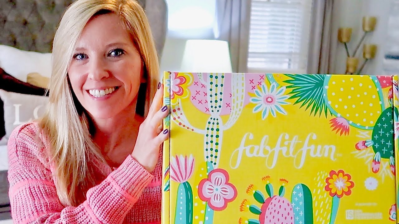 FAB FIT FUN SPRING UNBOXING 2019