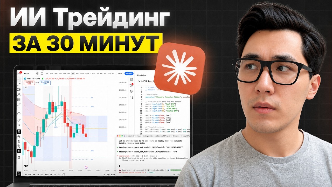 ИИ Трейдинг Стратегия с WR 98% ... 🤯 Claude Code + TradingView (Полное руководство для начинающих)