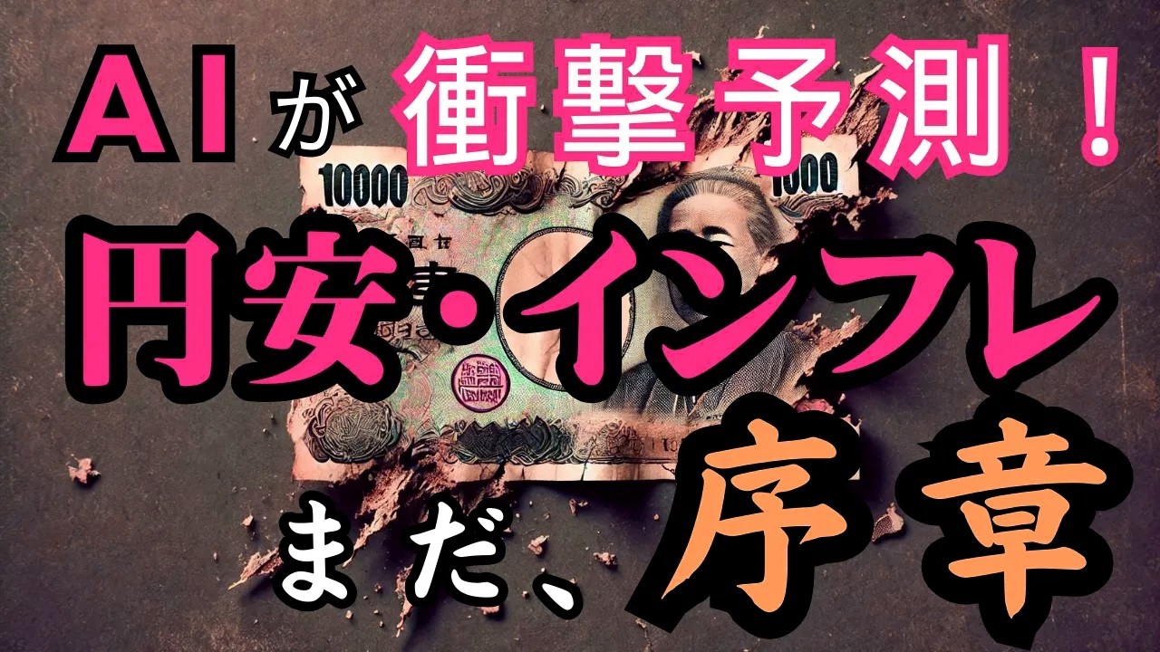 【日本の未来】AIが予測！ ~絶望の円安・インフレ地獄の生き方。生きたいなら〇〇をやれ！~