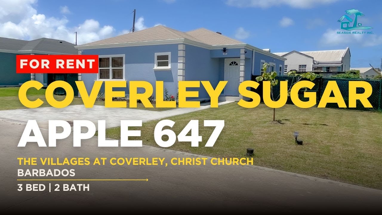 Sugar Apple 647 | 3-Bed Home for Rent | Villages at Coverley, Barbados