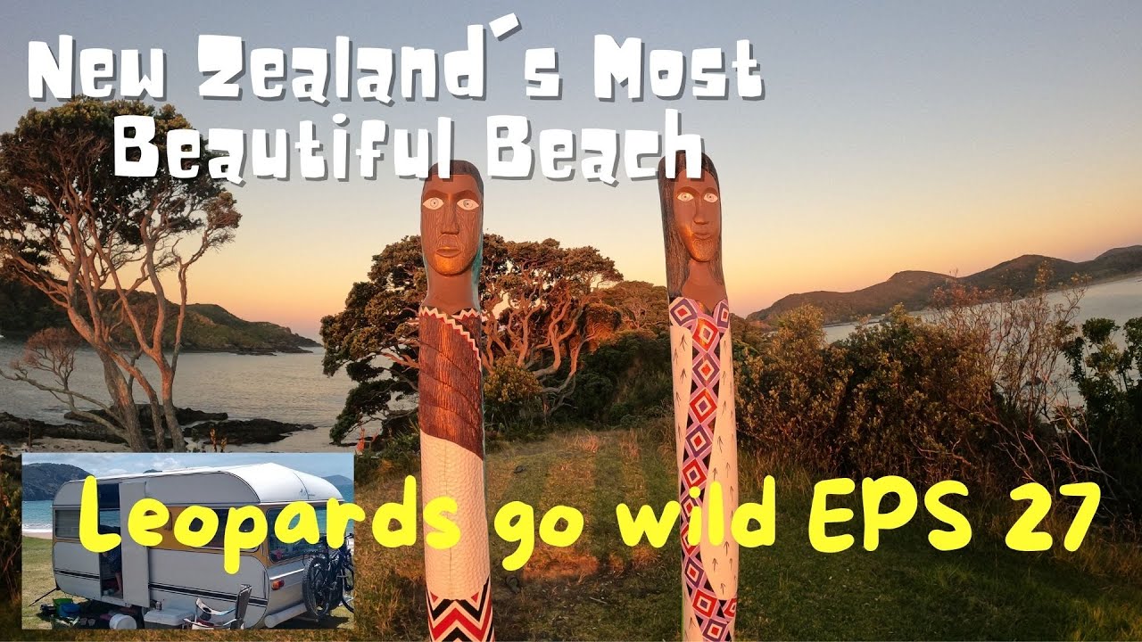 Maitai Bay  The Far North.   Episode 28 #retrocaravan #retro #maitai bay #new zealand
