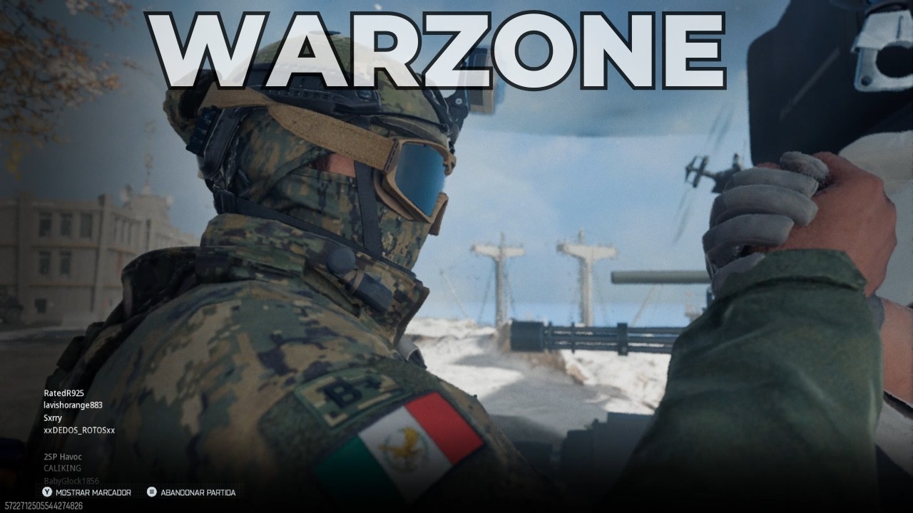 Call of Duty Warzone Black OPS 7 SKIN MARINA DE MEXICO Gameplay (No Commentary)