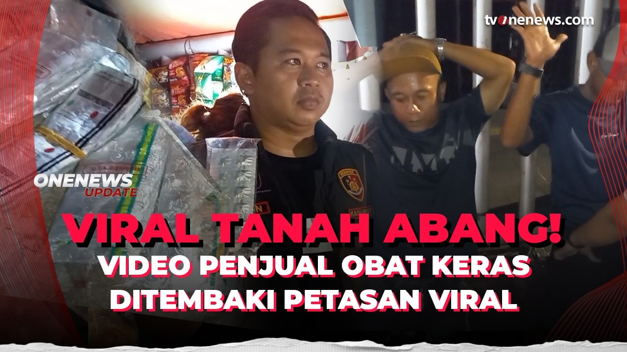 Viral Tanah Abang! Serangan Kembang Api ke Pedagang Obat Keras Picu Razia Polisi | OneNews Update