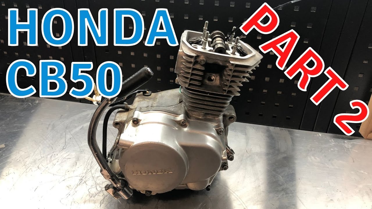 Honda cb50 - Kolben einbauen