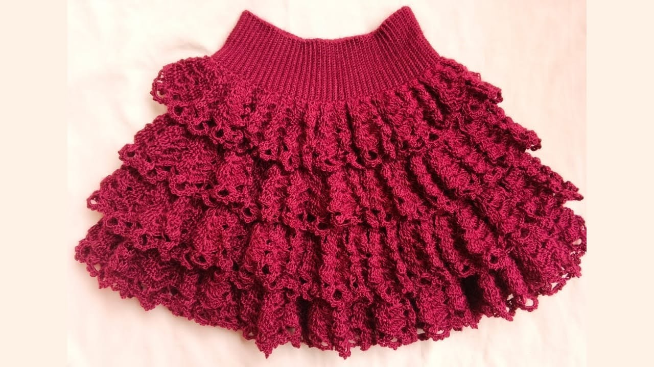 Crochet skirt tutorial | طريقة عمل جيبة كروشيه