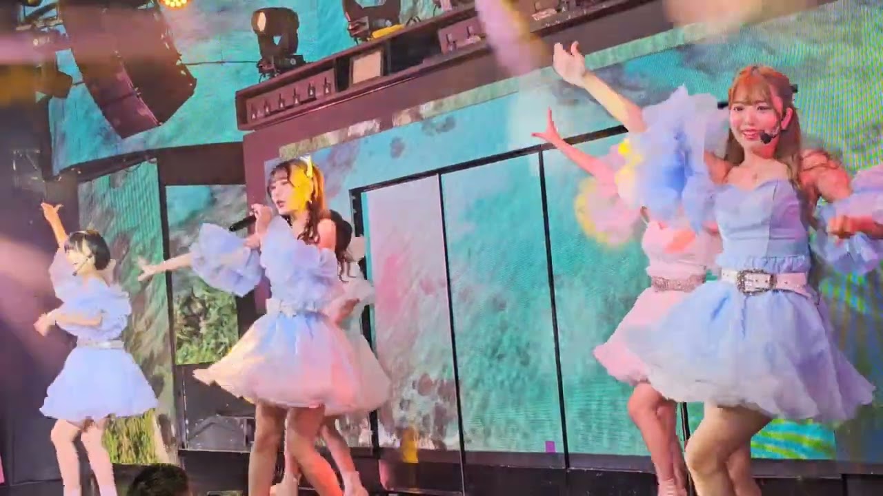 ROKUSAN ANGEL「パレオはエメラルド」Queenゆかちゃん ゆかバースデーSPパフォーマンス メンバーふたばちゃん ユアちゃん みさちゃん クッキーちゃん